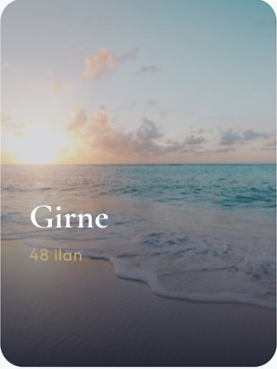 Girne sahil görünümü